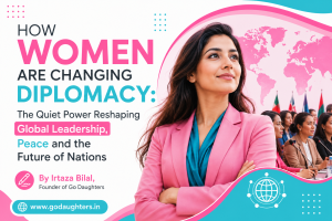 How Women Are Changing Diplomacy: The Quiet Power Reshaping Global Leadership, Peace and the Future of Nations By Irtaza Bilal, Founder of Go Daughters